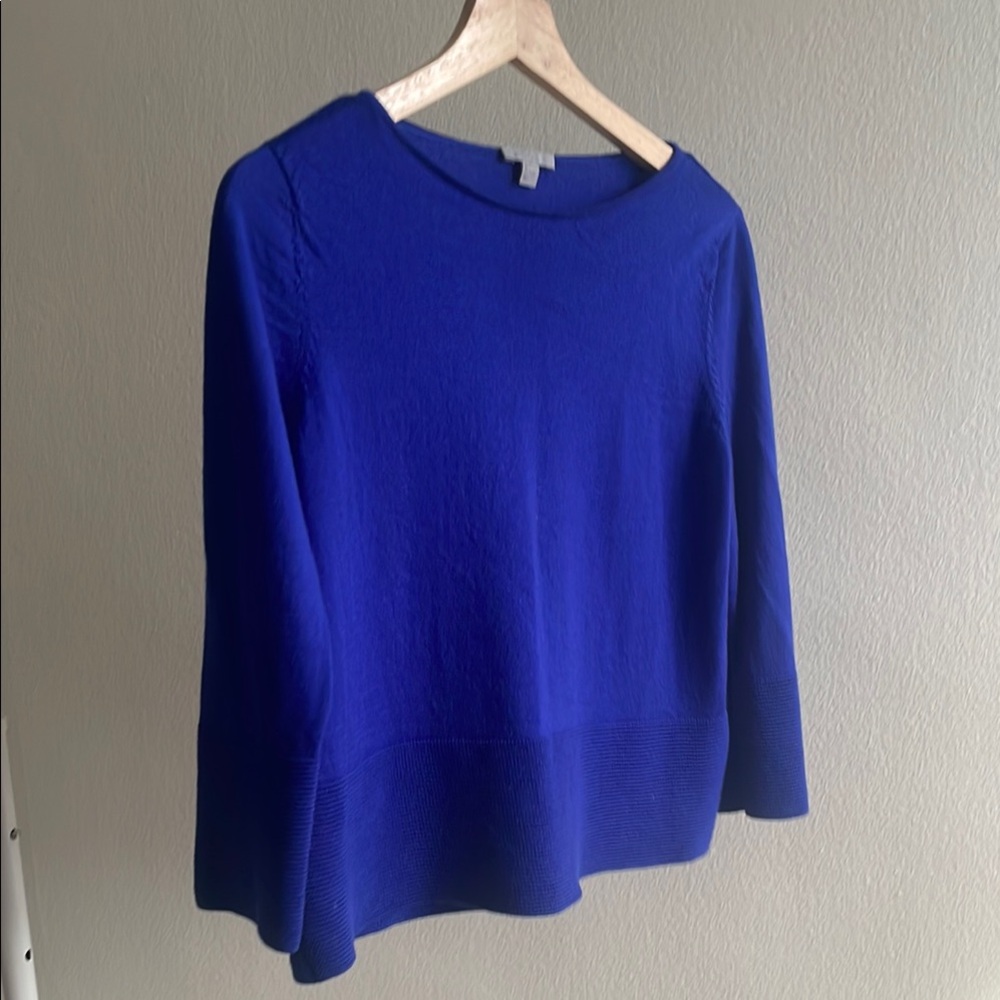 COS Blue Relaxed Boxy Sweater